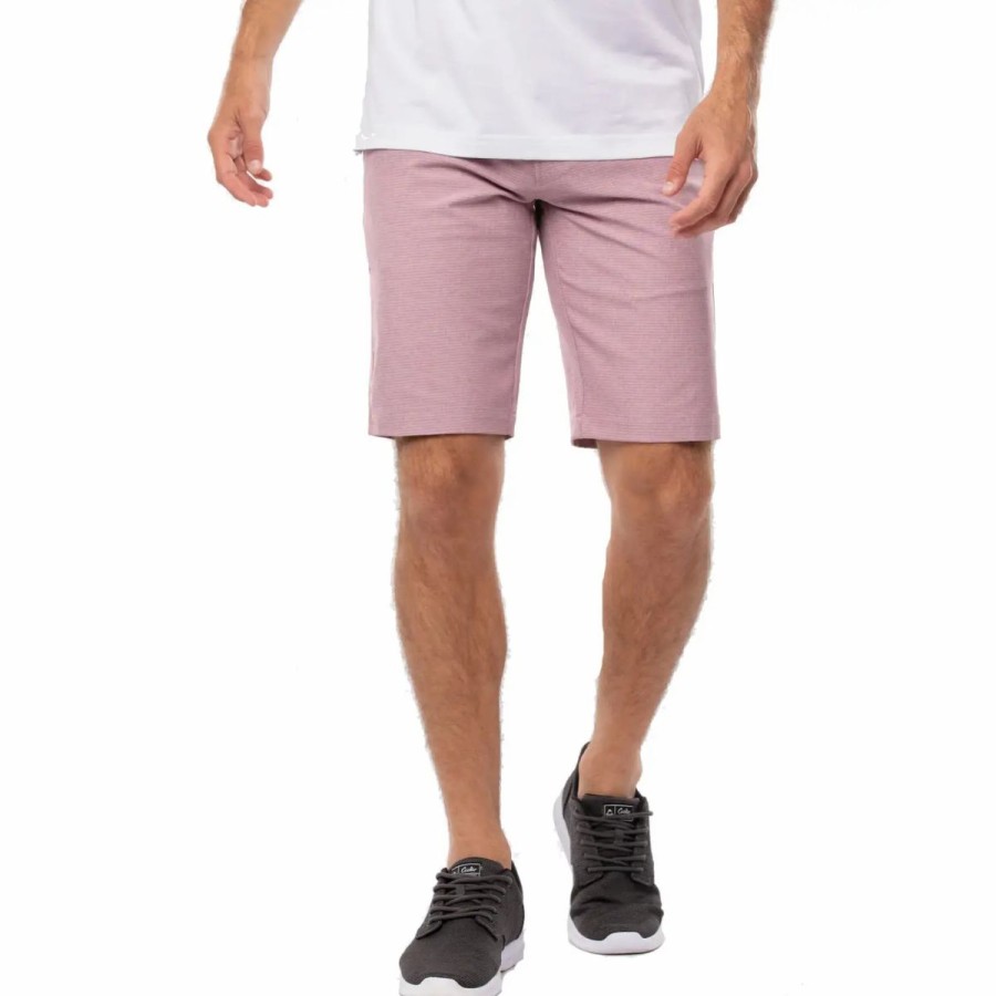 Clothes * | Travismathew Save The Day Mens Golf Shorts Grapeade