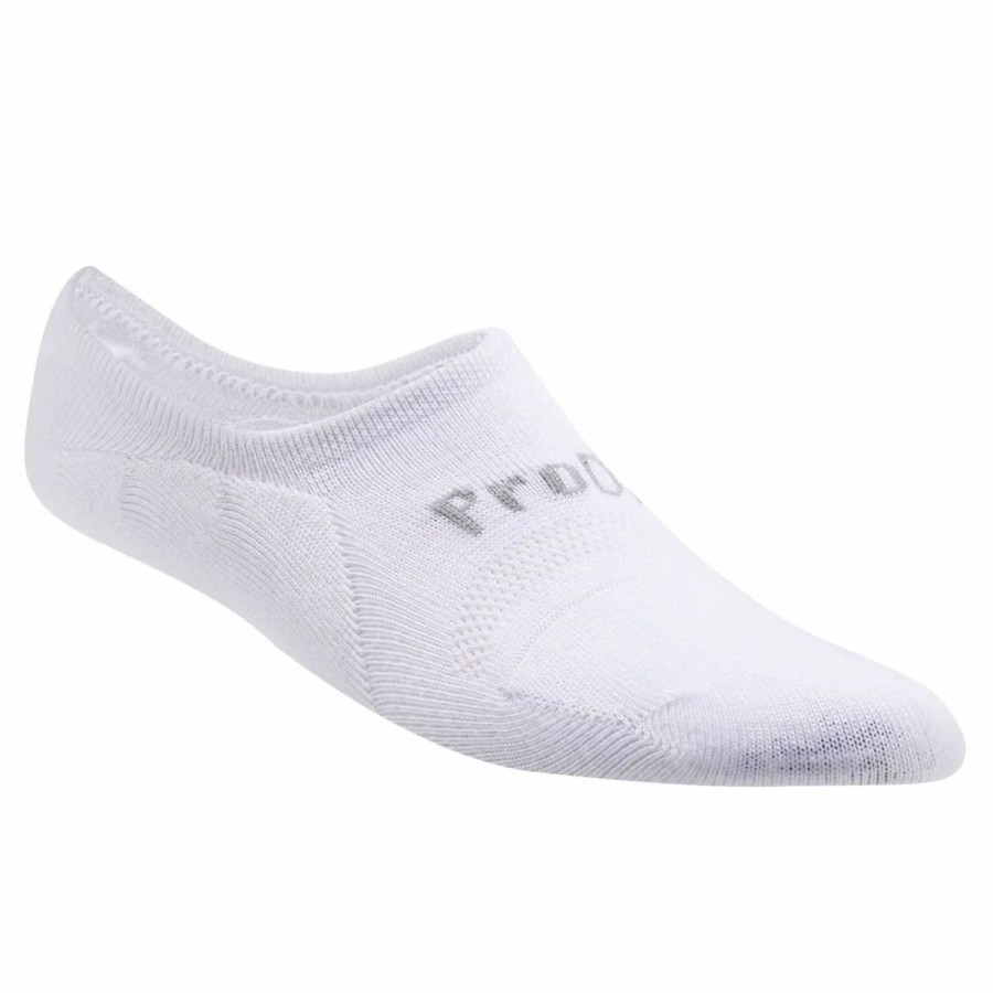 Clothes * | Footjoy Prodry Lightweight Ultra Low Cut White Socks