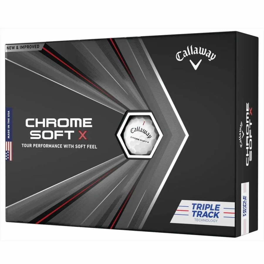 Balls * | Callaway Chrome Soft X Triple Track Golf Balls Dozen