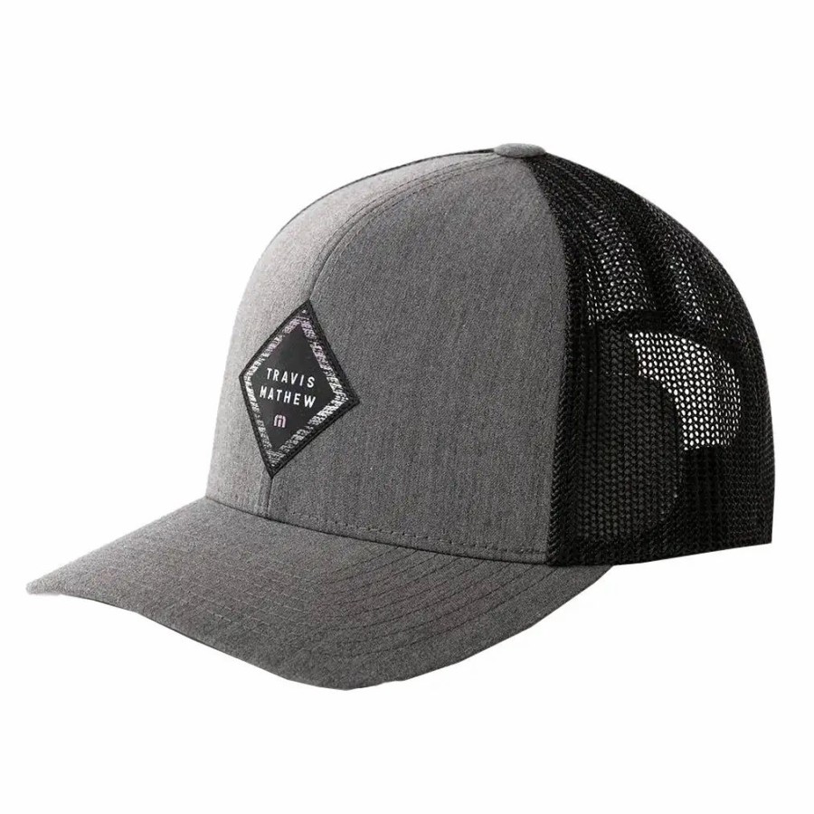 Accessories * | Travismathew Guest List Mens Hat Heather Black