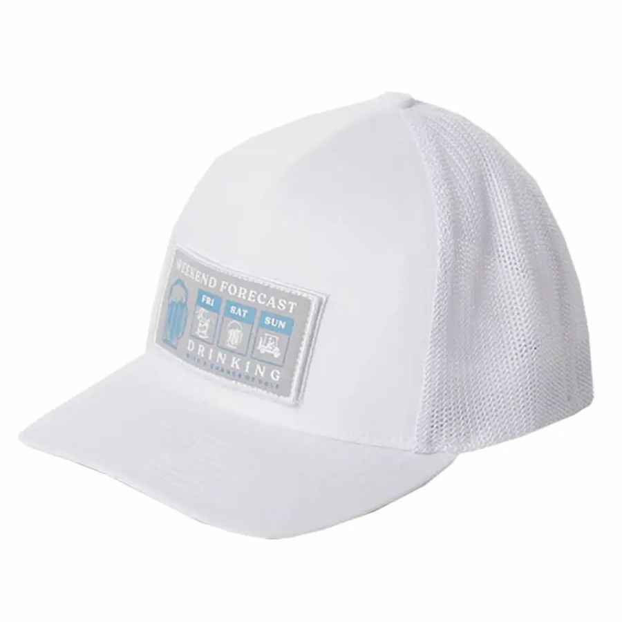 Accessories * | Travismathew Not Applicable Mens Hat White 1Wht