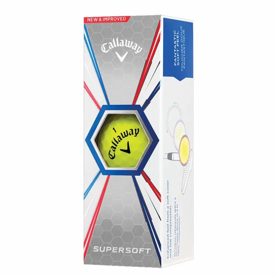 Balls * | Callaway Supersoft Yellow Golf Balls