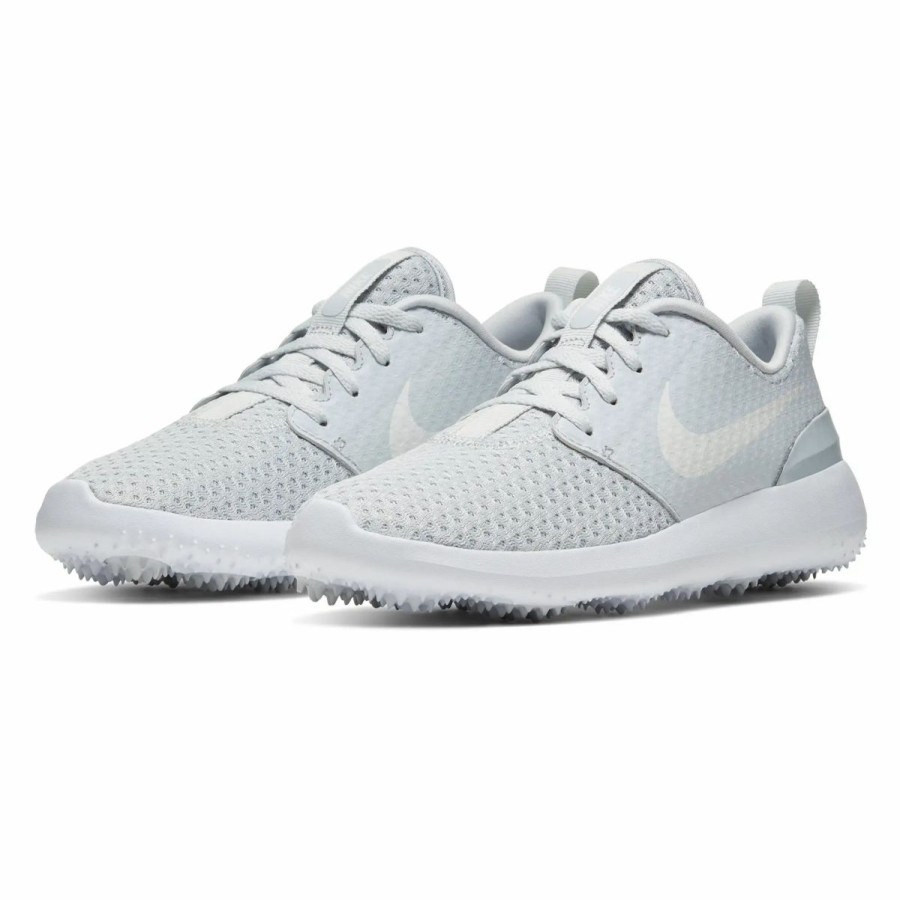 Kids Golf * | Nike Golf Nike Roshe G Grey-White Girls Golf Shoes Grey/Wht-Wht