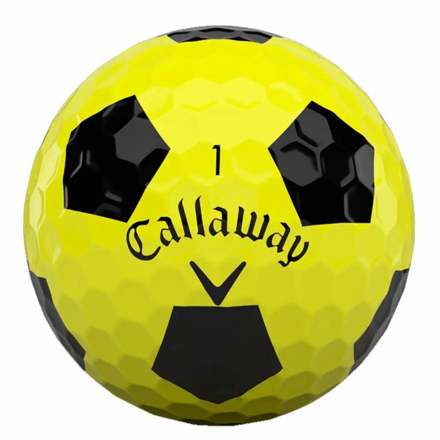 Balls * | Callaway Chrome Soft Truvis Yellow Golf Balls Dozen