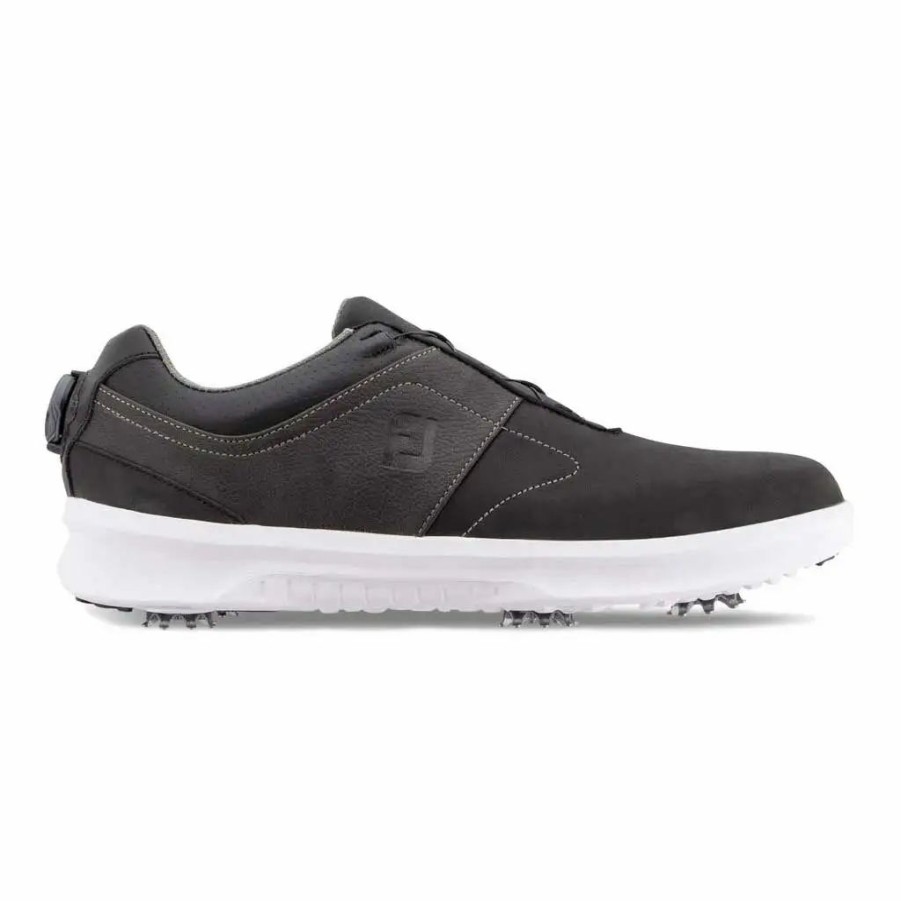 Shoes * | Footjoy Contour Series Boa Mens Golf Shoes Black