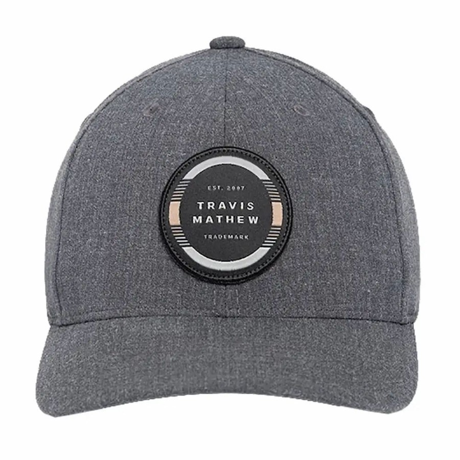 Accessories * | Travismathew Free Roll Heather Grey Pinstripe Mens Hat Htr Gy Pin 0Hgp