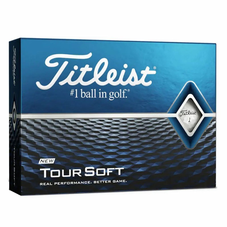 Balls * | Titleist Tour Soft White Golf Balls Dozen 2019