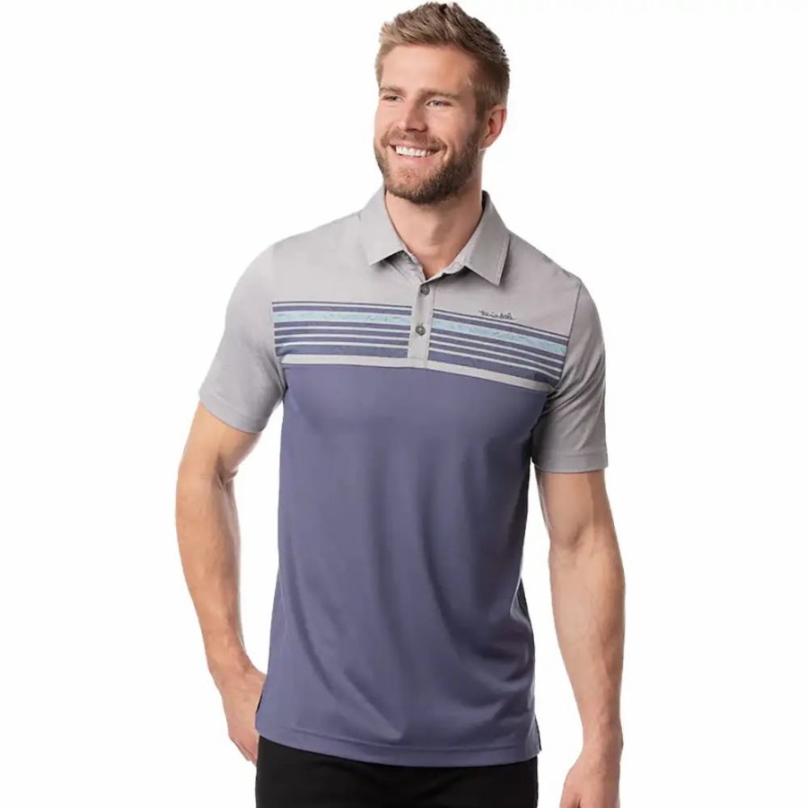 Clothes * | Travismathew The Unknown Mens Golf Polo Hth Md Gry 0Hmd