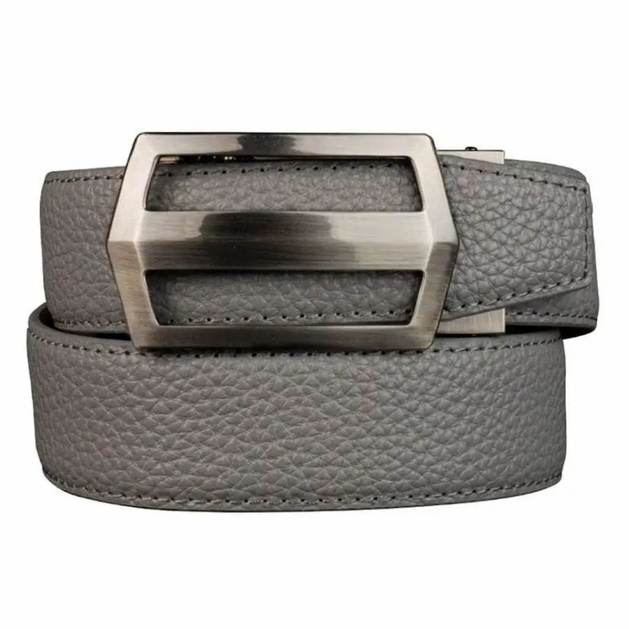 Clothes * | Nexbelt Classic Colour V.4 Mens Belt Smoke Grey