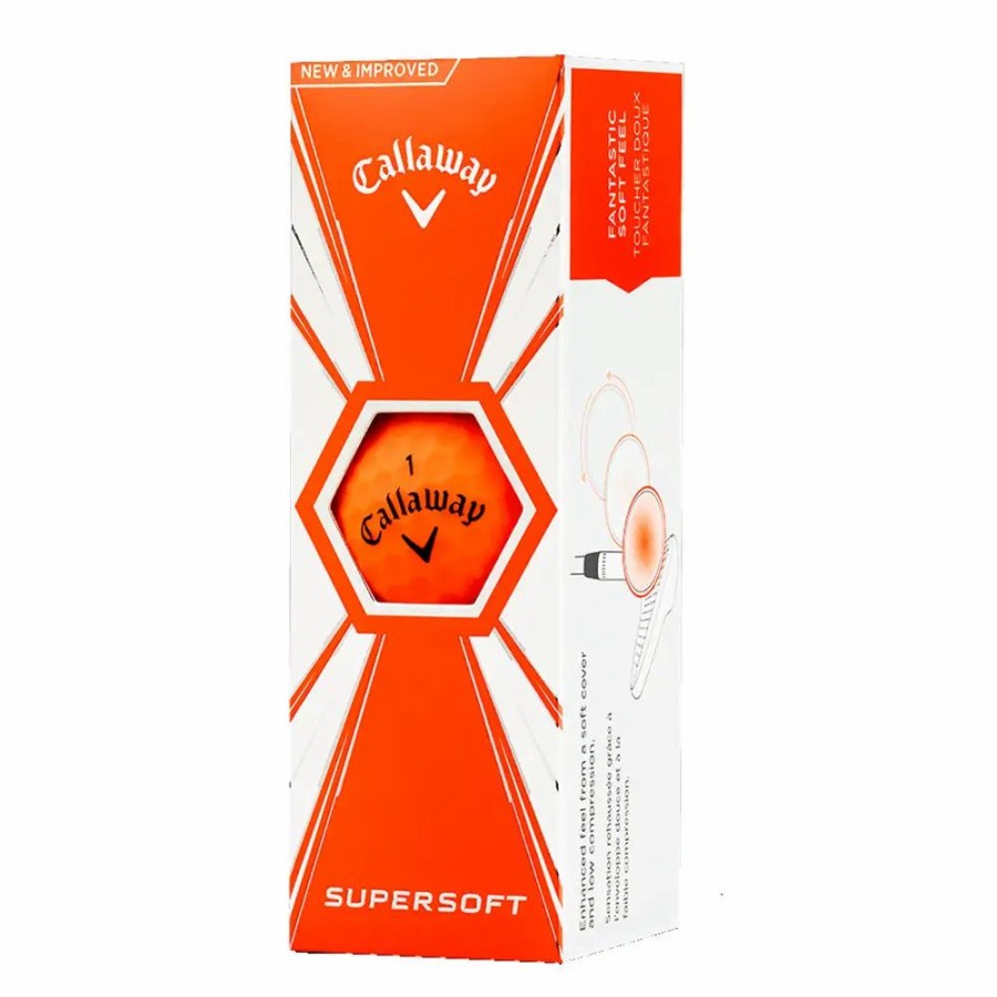 Balls * | Callaway Supersoft Orange Golf Balls