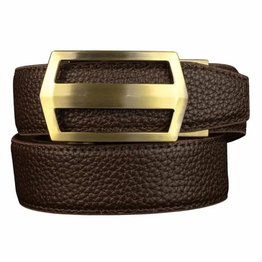 Clothes * | Nexbelt Classic Colour V.4 Tobacco Mens Belt Tabacco