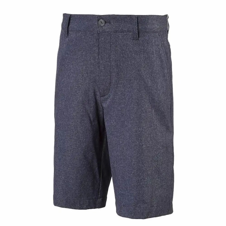 Kids Golf * | Puma Golf Puma Heather Pounce Boys Golf Shorts