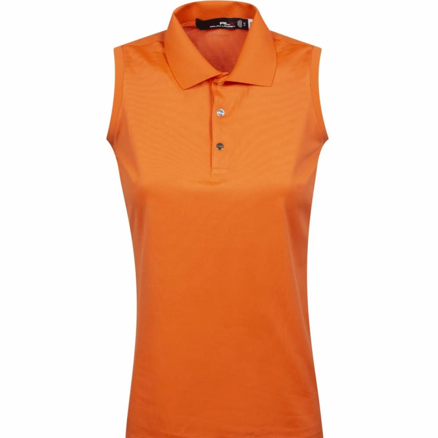 Clothes * | Polo Ralph Lauren Rlx Ralph Lauren Tournament Womens Golf Polo Spring Melon