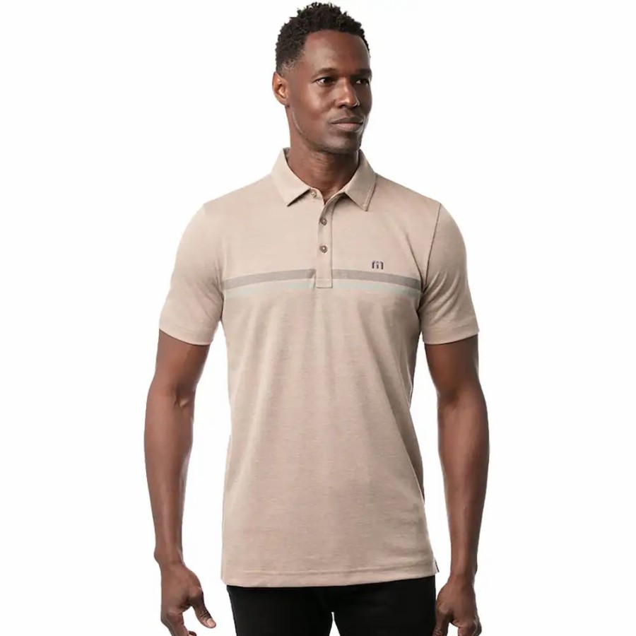 Clothes * | Travismathew Wolf Moon Mens Golf Polo Hth Portbl 2Hpr