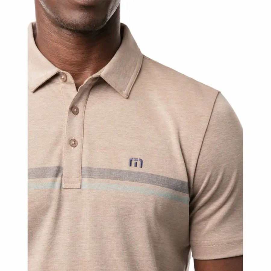 Clothes * | Travismathew Wolf Moon Mens Golf Polo Hth Portbl 2Hpr