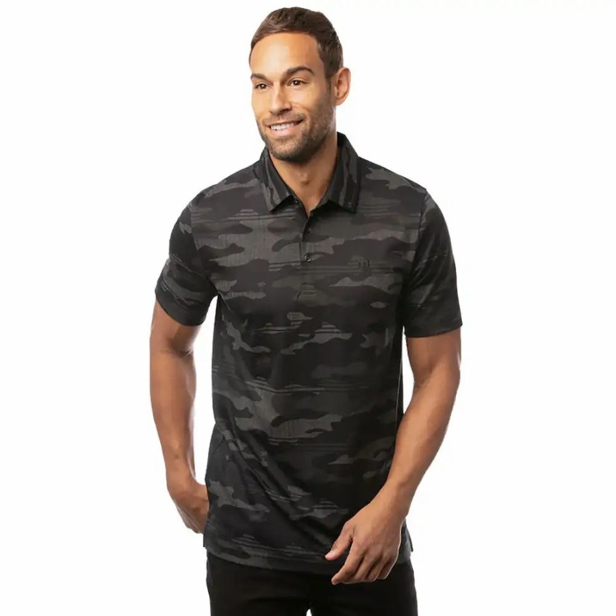 Clothes * | Travismathew Heater Camo Mens Golf Polo