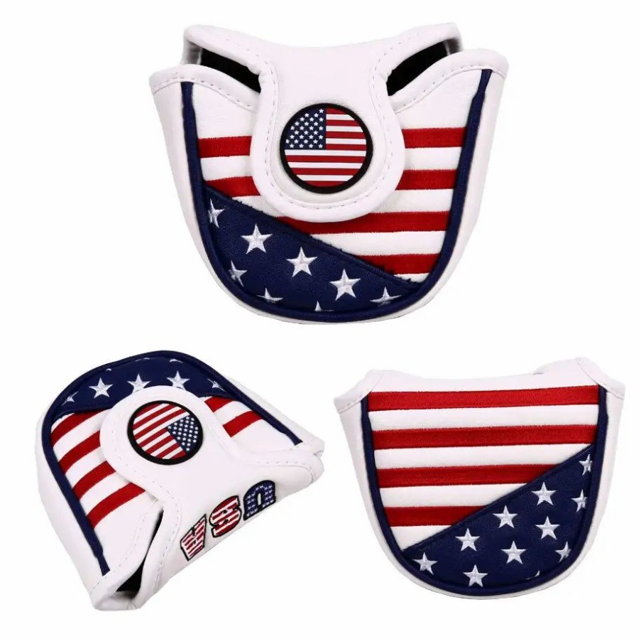 Accessories * | Jp Lann Jplann Usa Round Mallet Putter Cover