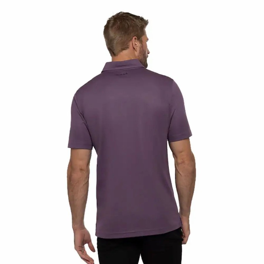 Clothes * | Travismathew Meet In The Lobby Sweet Grape Mens Golf Polo Grape 6Swg