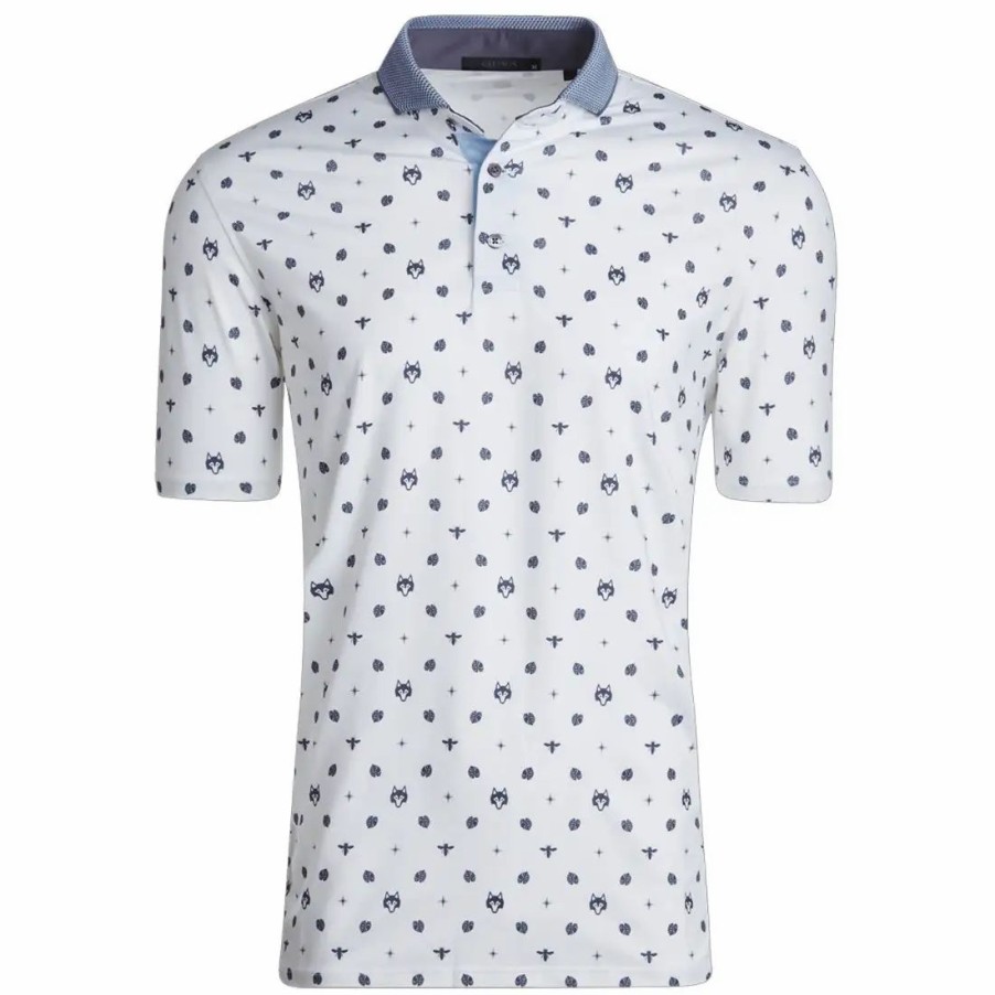 Kids Golf * | Greyson Jungle Goat Boys Golf Polo Arctic 100