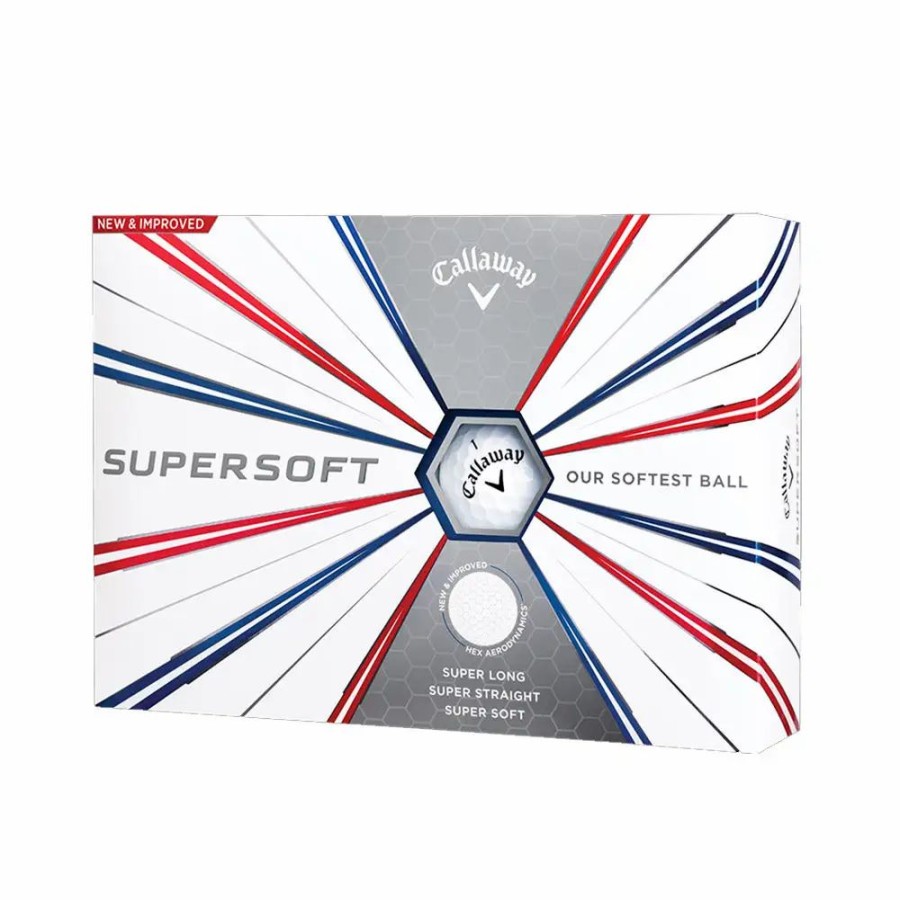 Balls * | Callaway Supersoft 19 White Golf Balls