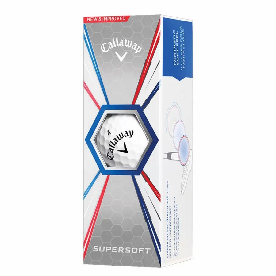 Balls * | Callaway Supersoft 19 White Golf Balls