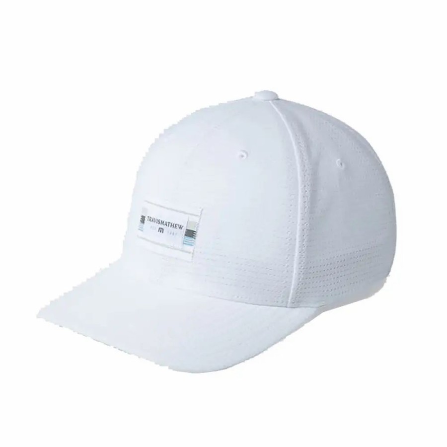 Accessories * | Travismathew Malibu Breeze Mens Hat White