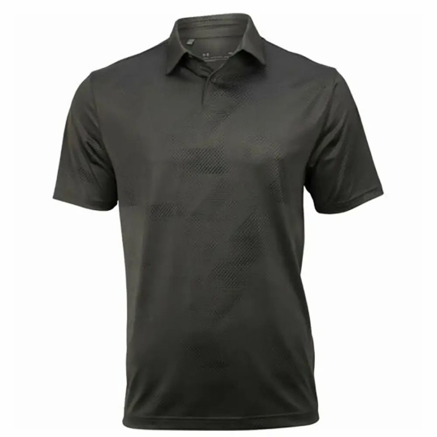 Clothes * | Under Armour Sector Print Mens Golf Polo