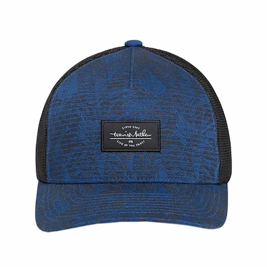 Accessories * | Travismathew Mirrored Estate Blue Mens Hat Estate Blu 4Ebl