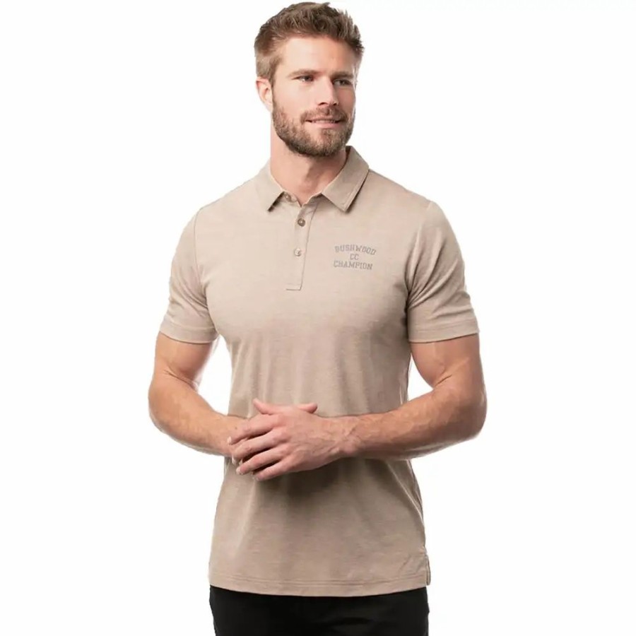 Clothes * | Travismathew Connect The Dots Mens Golf Polo Hth Portbl 2Hpr