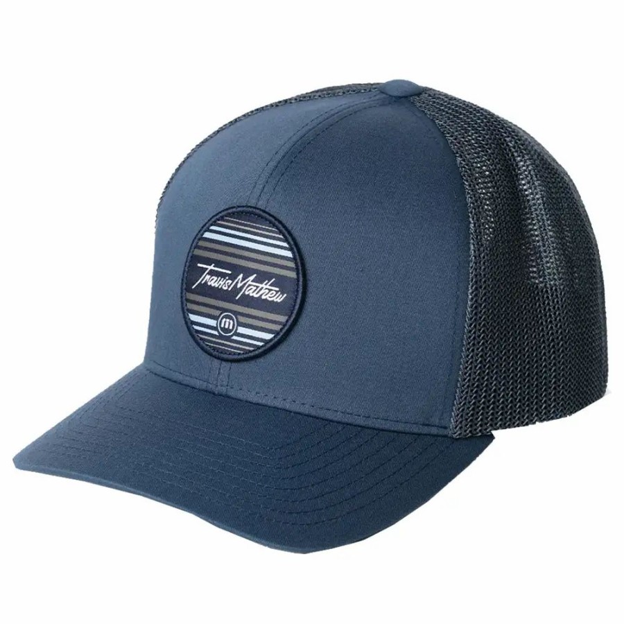 Accessories * | Travismathew Coastal Social Mens Golf Hat Srgaso Sea 4Sar