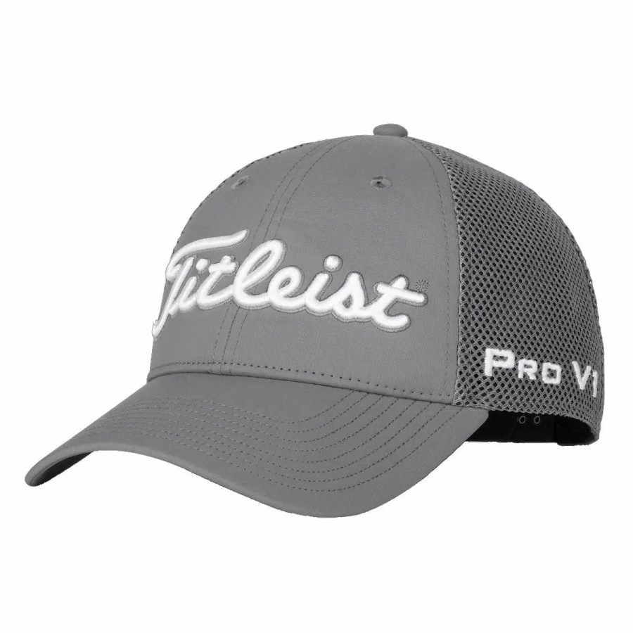 Accessories * | Titleist Tour Performance Mesh Mens Golf Hat