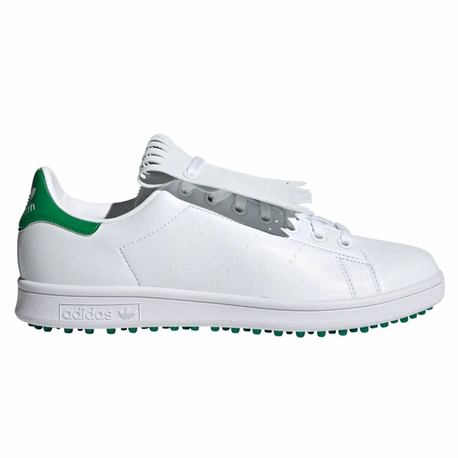 Shoes * | Adidas Golf Adidas Stan Smith Primegreen Special Edition Mens Golf Shoes White/Green