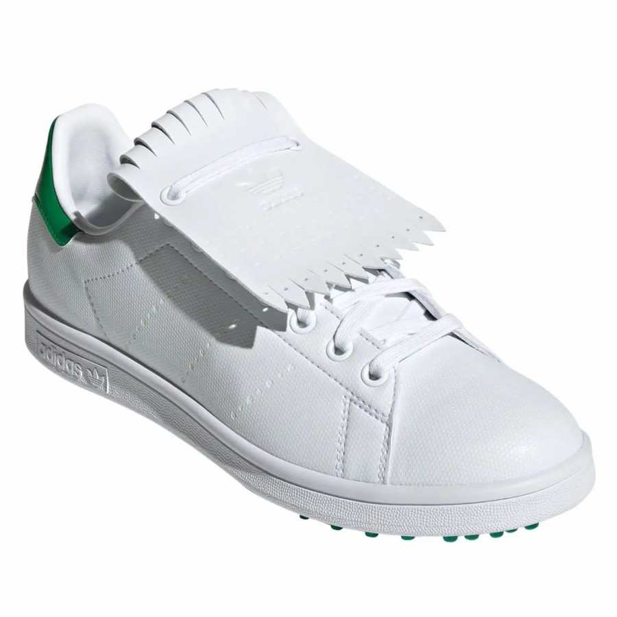 Shoes * | Adidas Golf Adidas Stan Smith Primegreen Special Edition Mens Golf Shoes White/Green