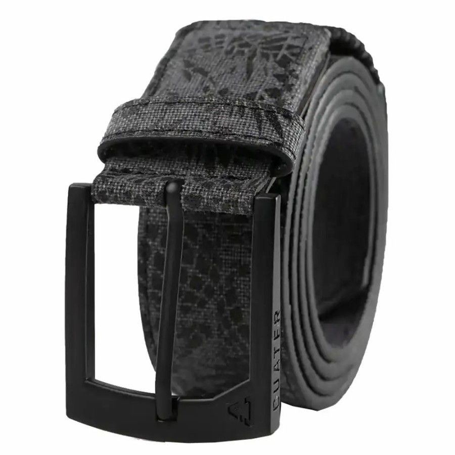 Clothes * | Cuater By Travismathew Spin Out Mens Belt Heather Black