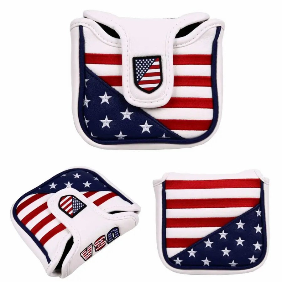 Accessories * | Jp Lann Jplann Usa Square Mallet Putter Cover