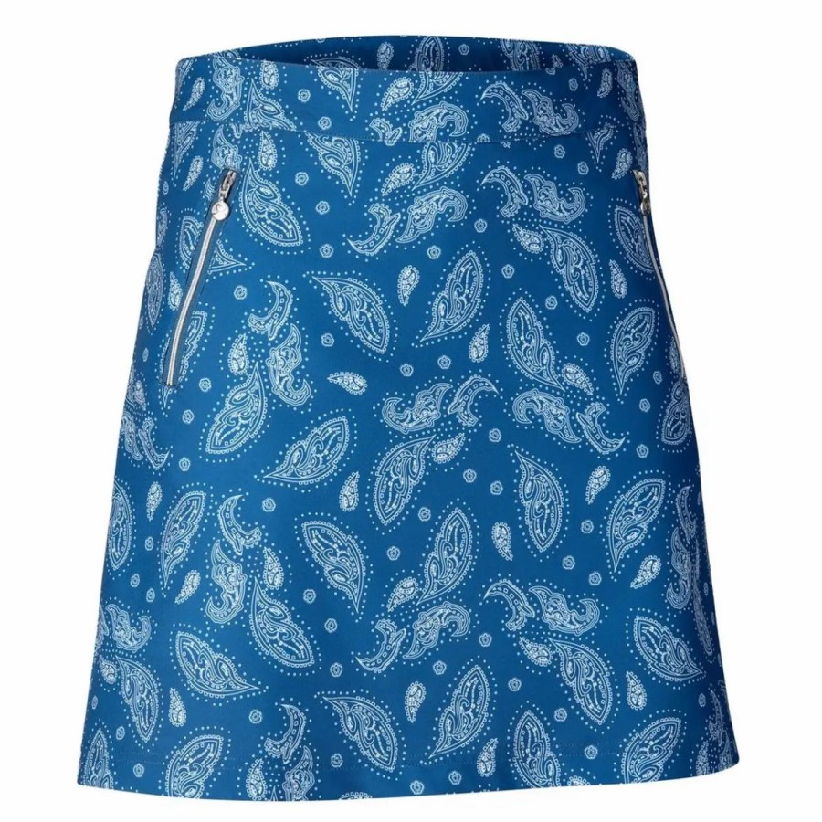 Clothes * | Daily Sports Pammy Night Blue 18In Womens Golf Skort Night Blue 574