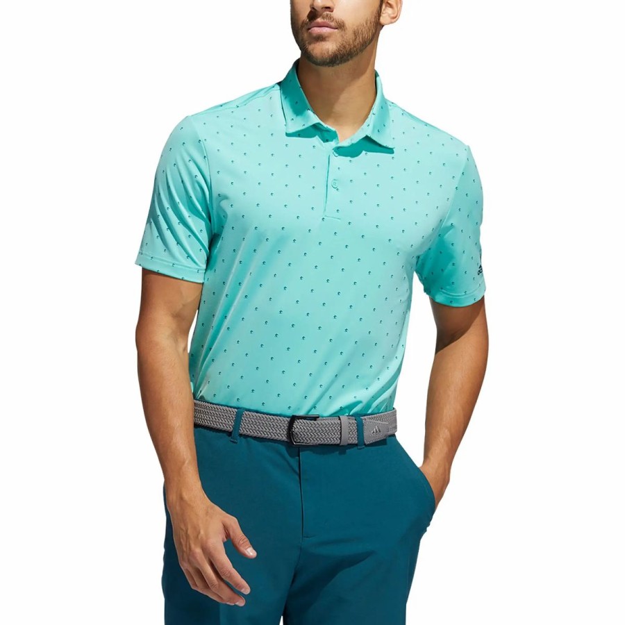 Clothes * | Adidas Golf Adidas Ultimate365 Print Mens Golf Polo