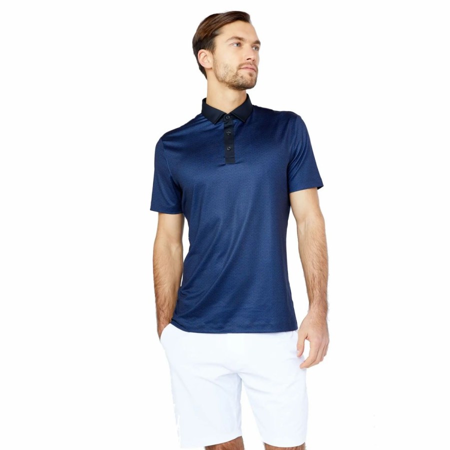 Clothes * | Redvanly Folsom Mens Golf Polo Astral Aura