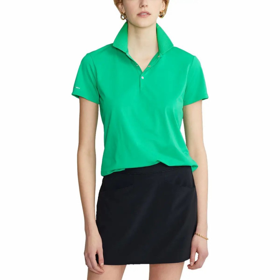 Clothes * | Polo Ralph Lauren Rlx Ralph Lauren Tournament Womens Golf Polo Cabo Green