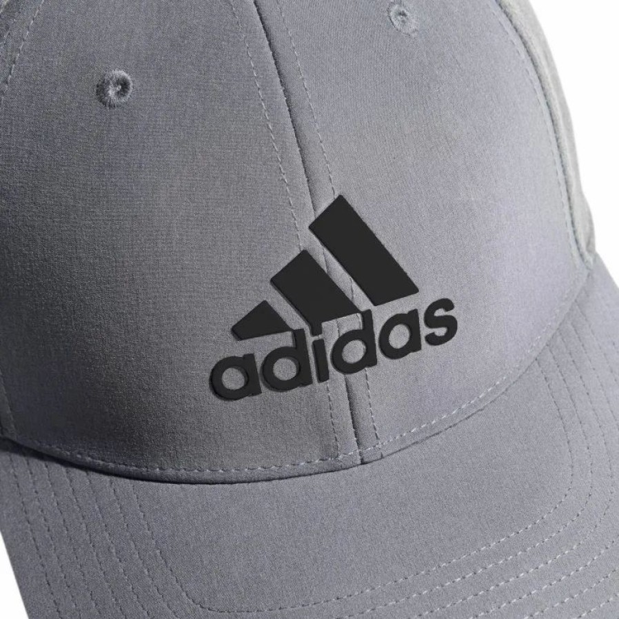 Accessories * | Adidas Golf Adidas A-Stretch Adidas Badge Of Sport Tour Mens Golf Hat Grey