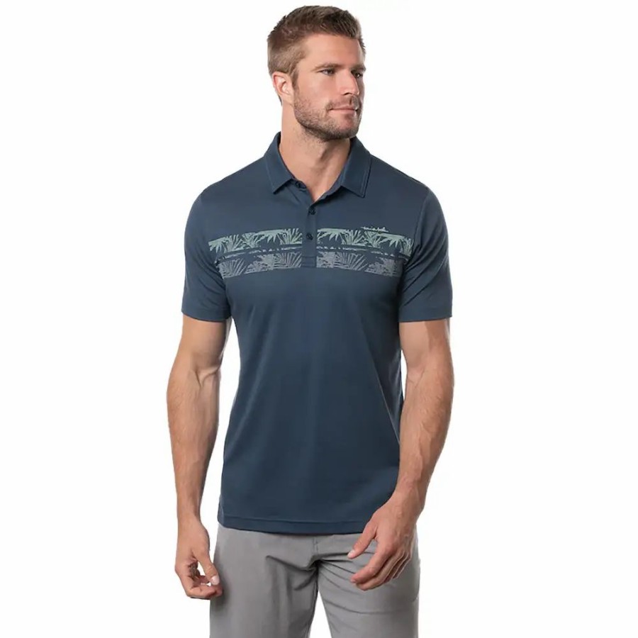 Clothes * | Travismathew Drop Anchor Mens Golf Polo Insignia 4Ins