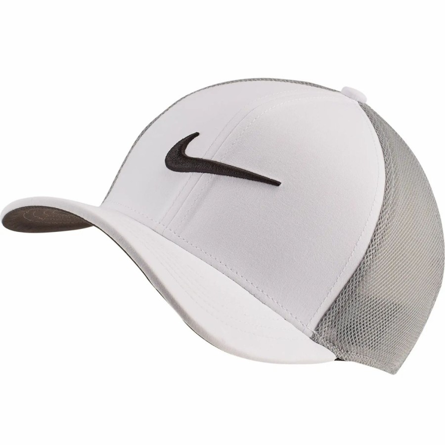 Accessories * | Nike Golf Nike Aerobill Classic99 Mens Hat 100 White