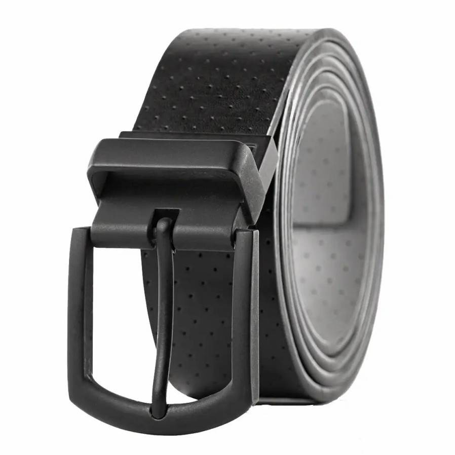 Clothes * | Cuater By Travismathew Slated Mens Reversibile Belt Black/Lt Grey