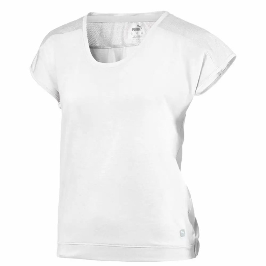 Clothes * | Puma Golf Puma Slouchy Womens Golf Shirt 04 White