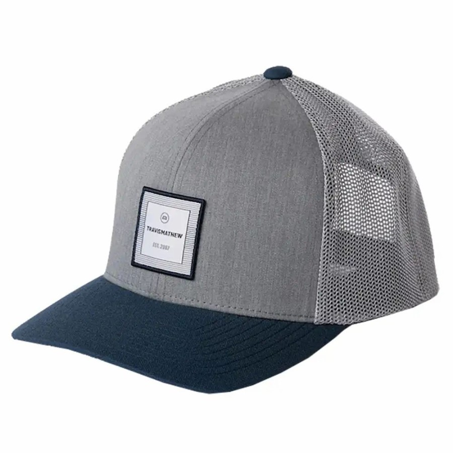 Accessories * | Travismathew Mountain Oasis Mens Golf Hat Hthr Grey 9Hgr