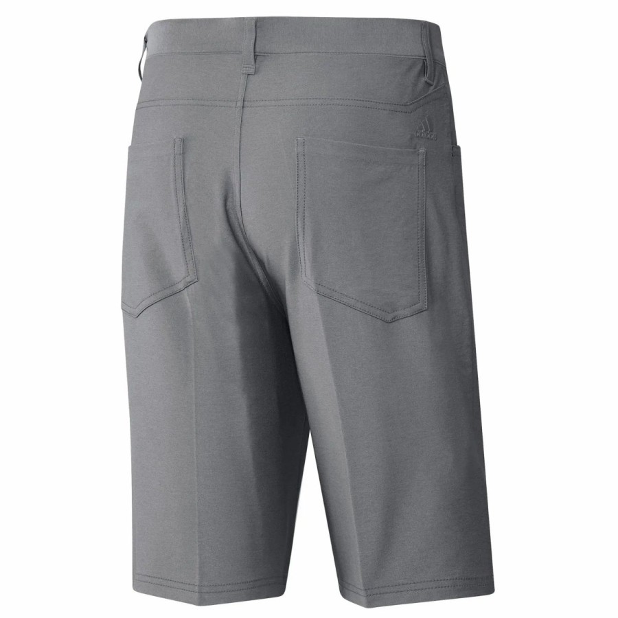 Clothes * | Adidas Golf Adidas Ultimate365 Heather Grey Five Pocket Mens Golf Shorts Grey 3 Hthr