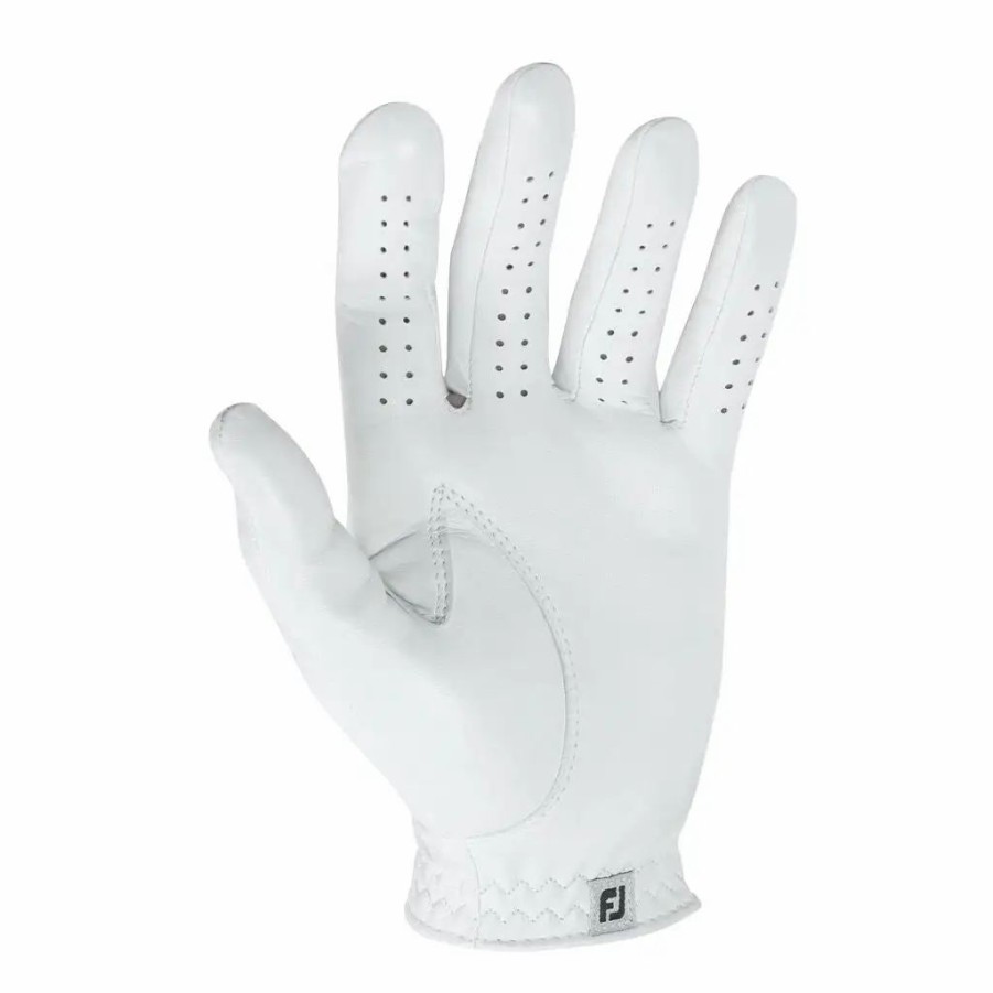 Accessories * | Footjoy Contour Flx Regular Mens Left Hand Golf Glove Pearl