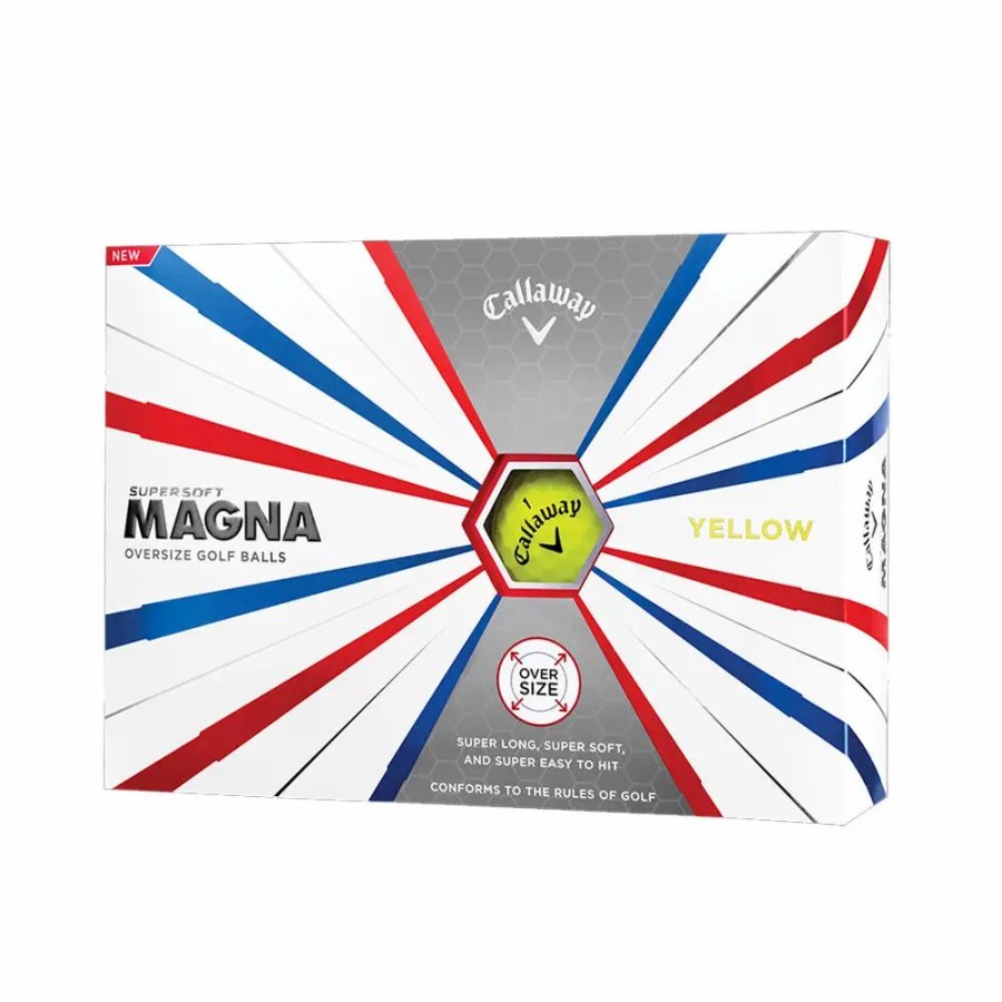 Balls * | Callaway Supersoft Magna Yellow Golf Balls