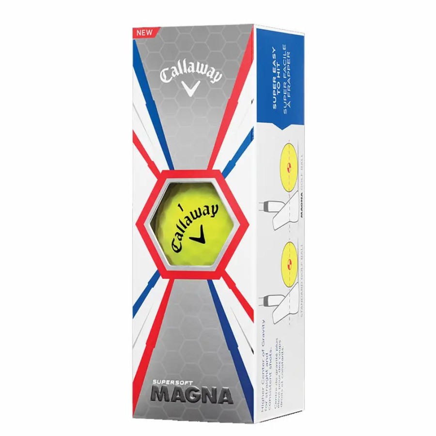 Balls * | Callaway Supersoft Magna Yellow Golf Balls