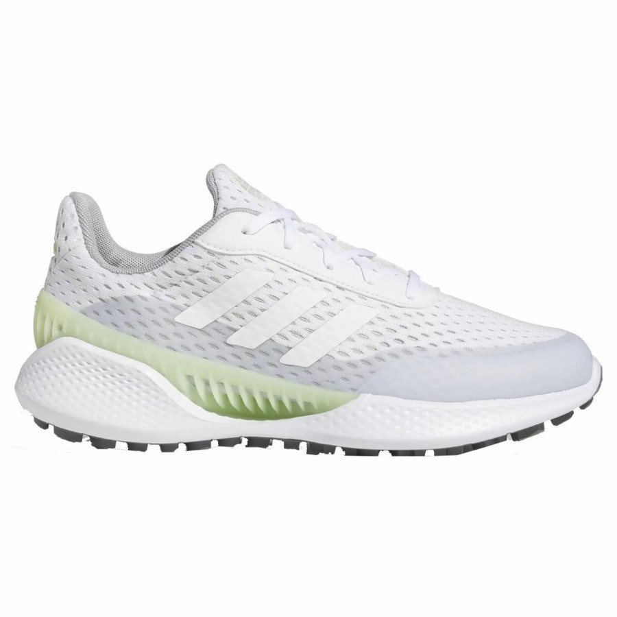 Shoes * | Adidas Golf Adidas Summervent White Womens Golf Shoes Wt/Wt/Lime 100